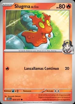 Slugma de Eco card in Spanish