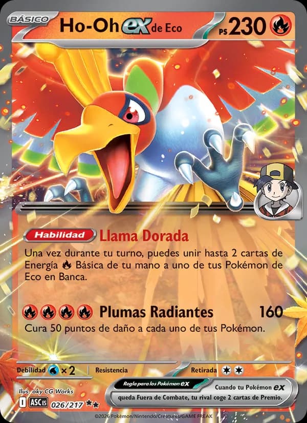 Ho-Oh ex de Eco card in Spanish