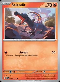 Salandit card in Spanish