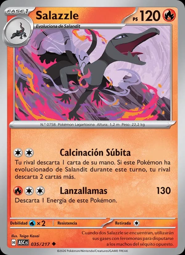 Salazzle card in Spanish