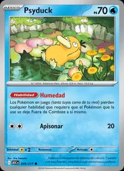 Psyduck card in Spanish