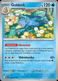 Golduck card in Spanish