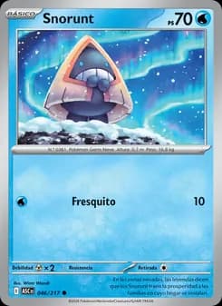 Snorunt card in Spanish