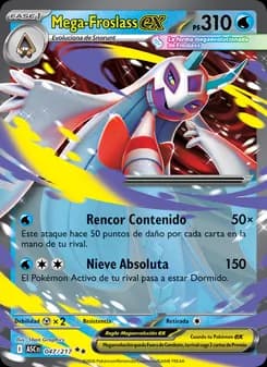 Mega-Froslass ex card in Spanish