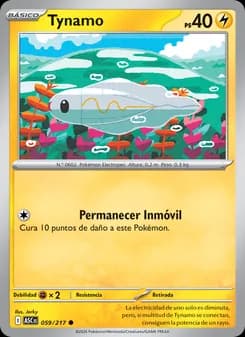 Tynamo card in Spanish