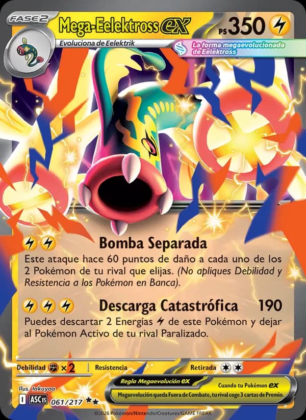 Mega-Eelektross ex card in Spanish