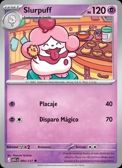 Slurpuff card in Spanish