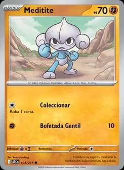 Meditite card in Spanish