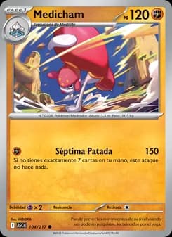Medicham card in Spanish