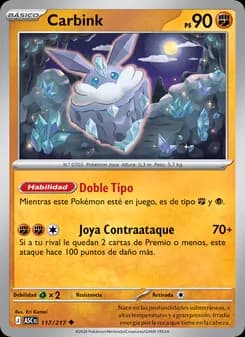 Carbink card in Spanish