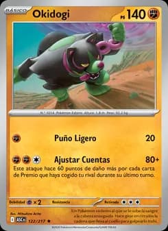 Okidogi card in Spanish