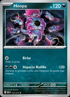 Hoopa card in Spanish