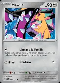 Mawile card in Spanish