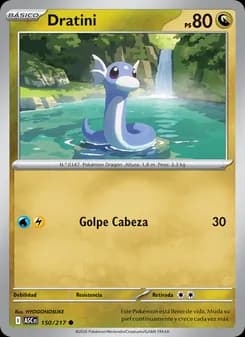 Dratini card in Spanish