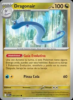 Dragonair card in Spanish