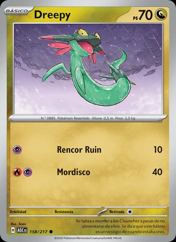 Dreepy card in Spanish