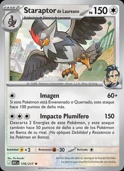 Staraptor de Laureano card in Spanish