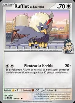 Rufflet de Laureano card in Spanish