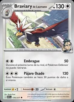 Braviary de Laureano card in Spanish