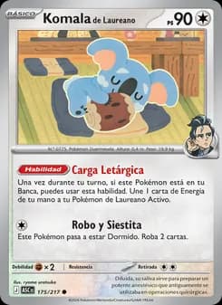 Komala de Laureano card in Spanish