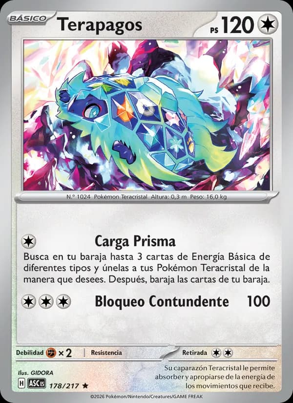 Terapagos card in Spanish