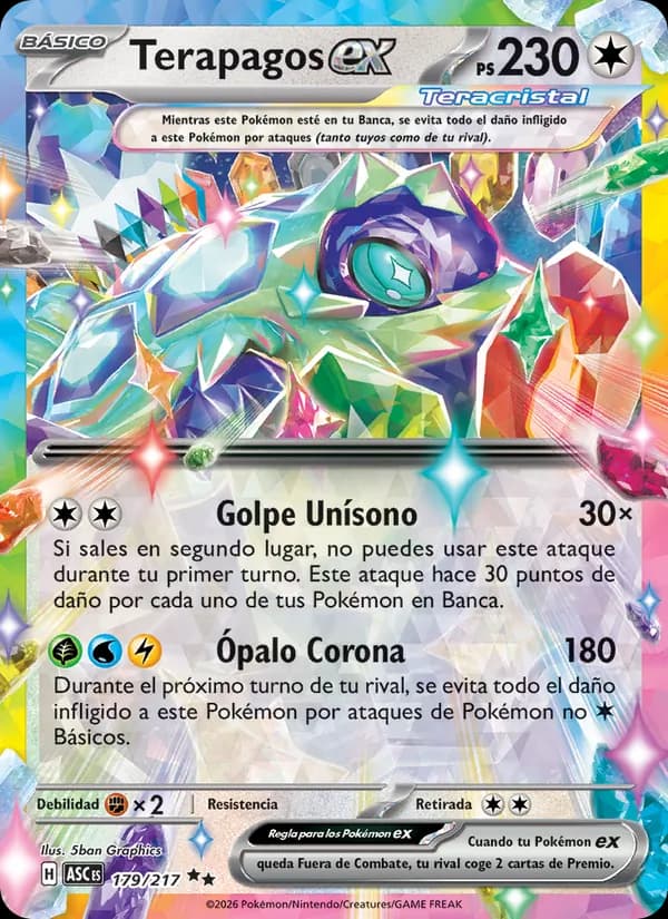 Terapagos ex card in Spanish