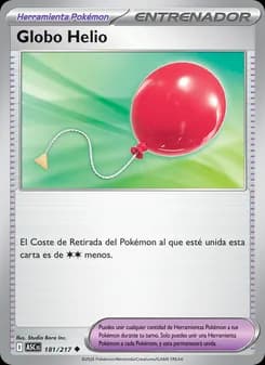 Globo Helio card in Spanish