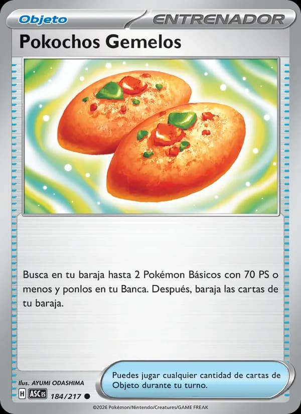 Pokochos Gemelos card in Spanish