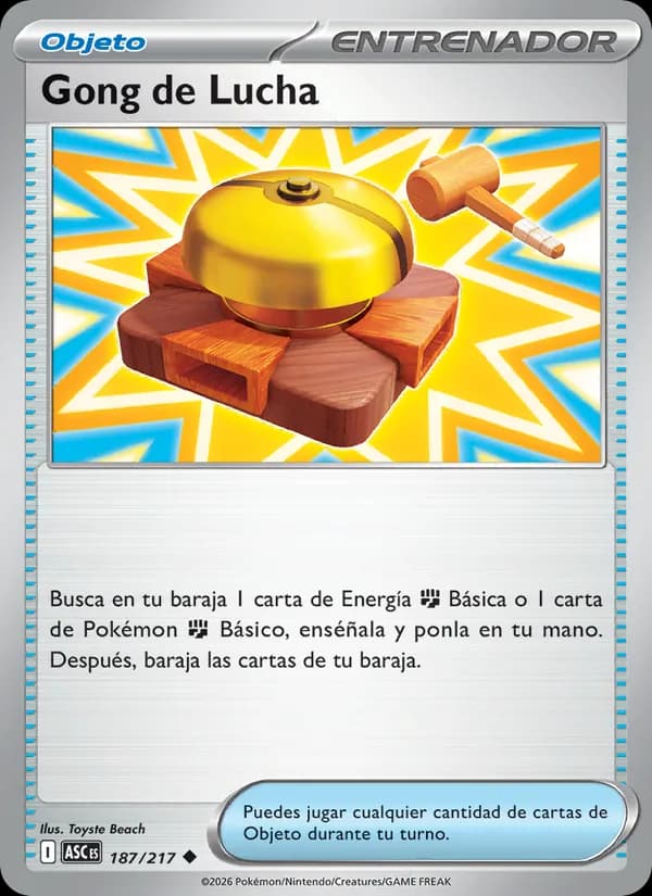 Gong de Lucha card in Spanish