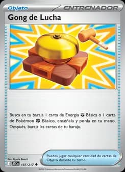 Gong de Lucha card in Spanish
