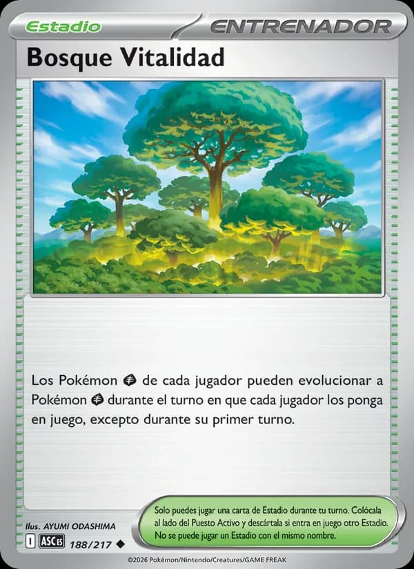 Bosque Vitalidad card in Spanish