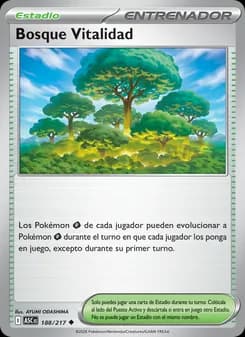 Bosque Vitalidad card in Spanish
