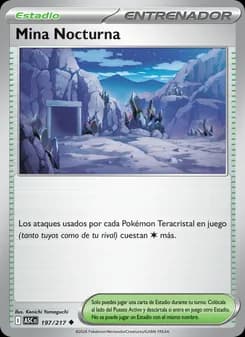 Mina Nocturna card in Spanish