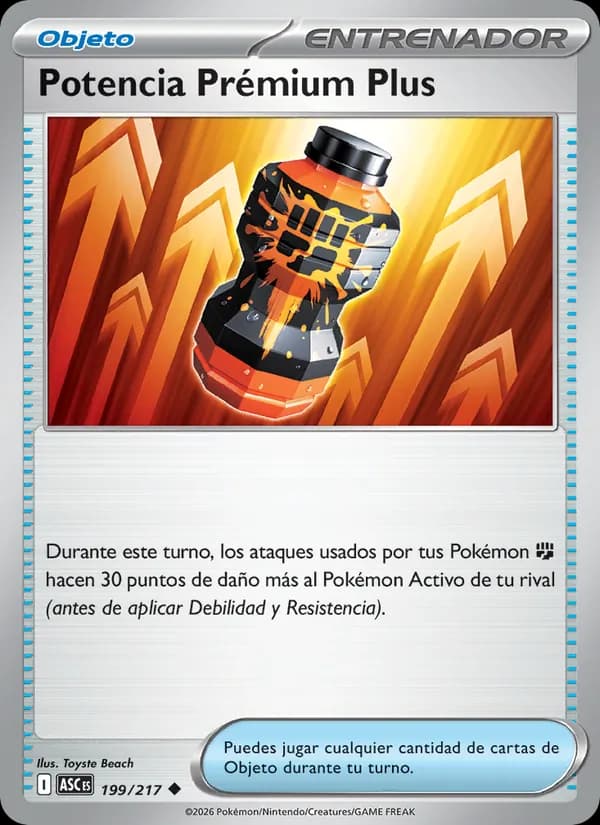 Potencia Prémium Plus card in Spanish