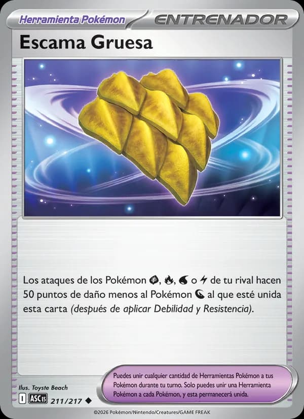 Escama Gruesa card in Spanish
