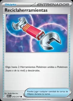 Reciclaherramientas card in Spanish
