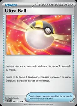 Ultra Ball card in Spanish