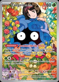 Tangela de Erika card in Spanish