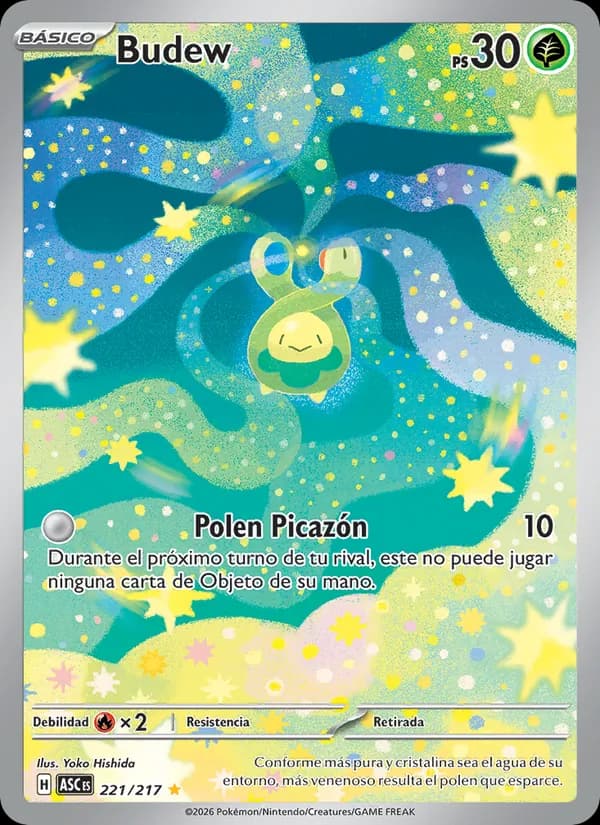 Budew card in Spanish