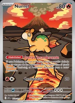 Numel card in Spanish