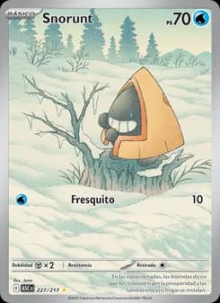 Snorunt card in Spanish