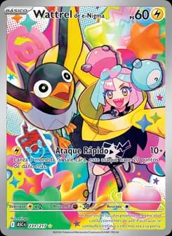 Wattrel de e-Nigma card in Spanish