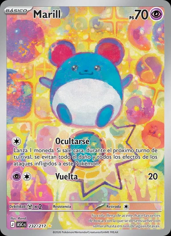 Marill card in Spanish