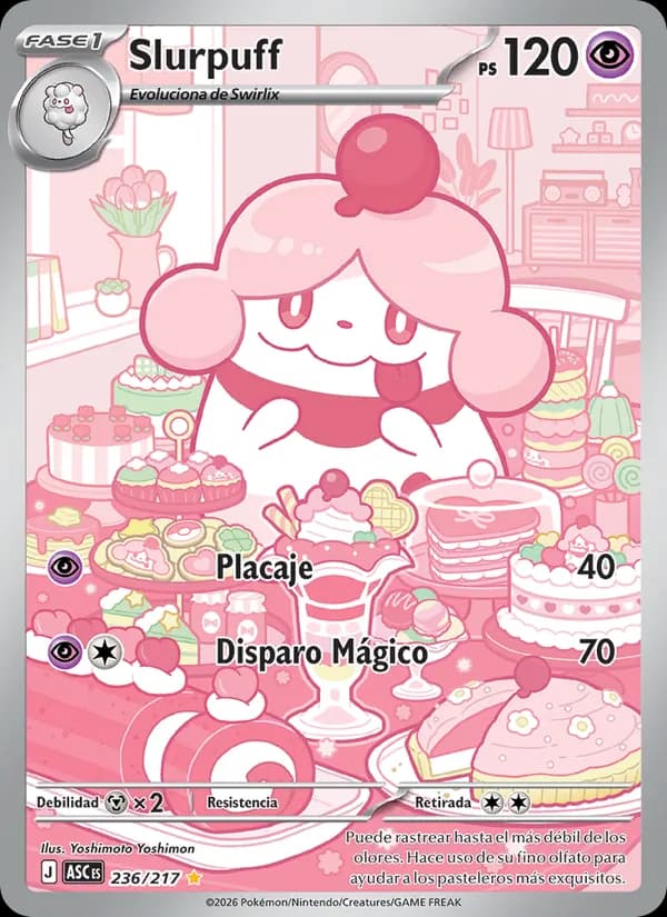 Slurpuff card in Spanish