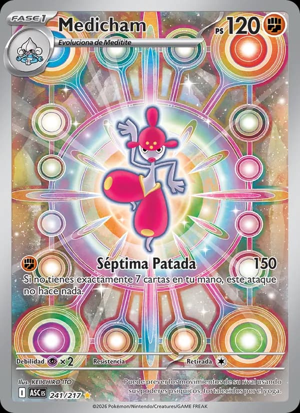 Medicham card in Spanish