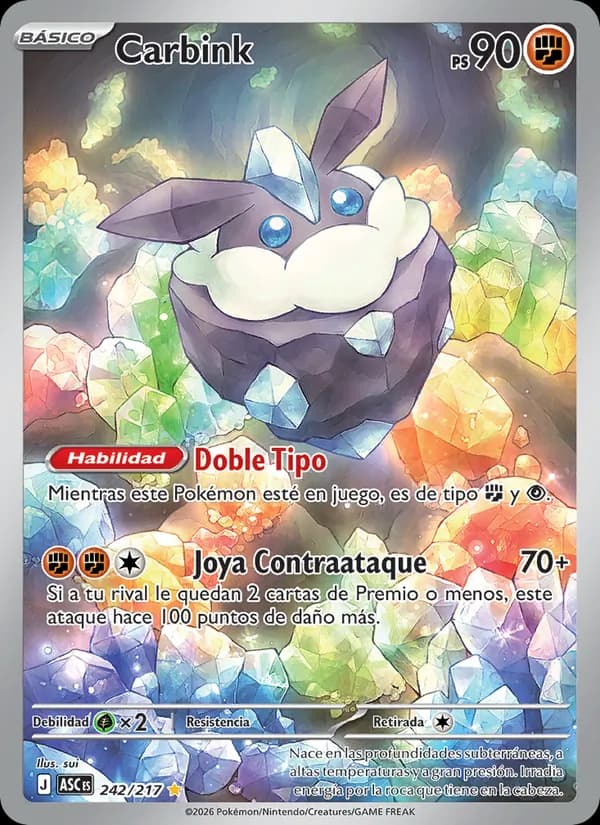 Carbink card in Spanish