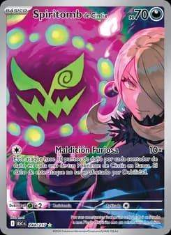 Spiritomb de Cintia card in Spanish