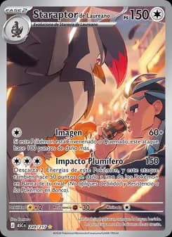Staraptor de Laureano card in Spanish