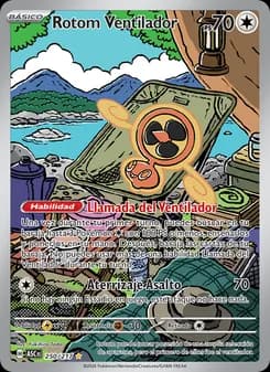 Rotom Ventilador card in Spanish