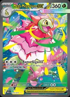 Mega-Meganium ex card in Spanish